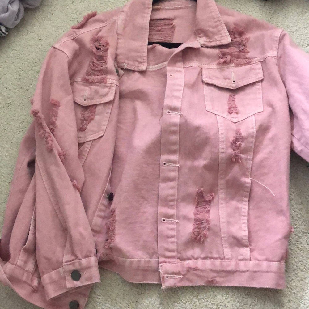 Pink Jean Jacket